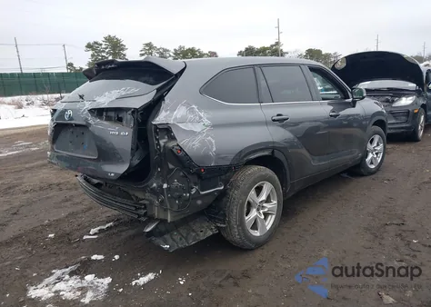 2022 Toyota Highlander Hybrid Le из США, поврежденный, VIN 5TDBBRCH3NS559961